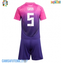 Camisa de time de futebol Alemanha Pascal Gross #5 Replicas 2º Equipamento Infantil Europeu 2024 Manga Curta (+ Calças curtas)